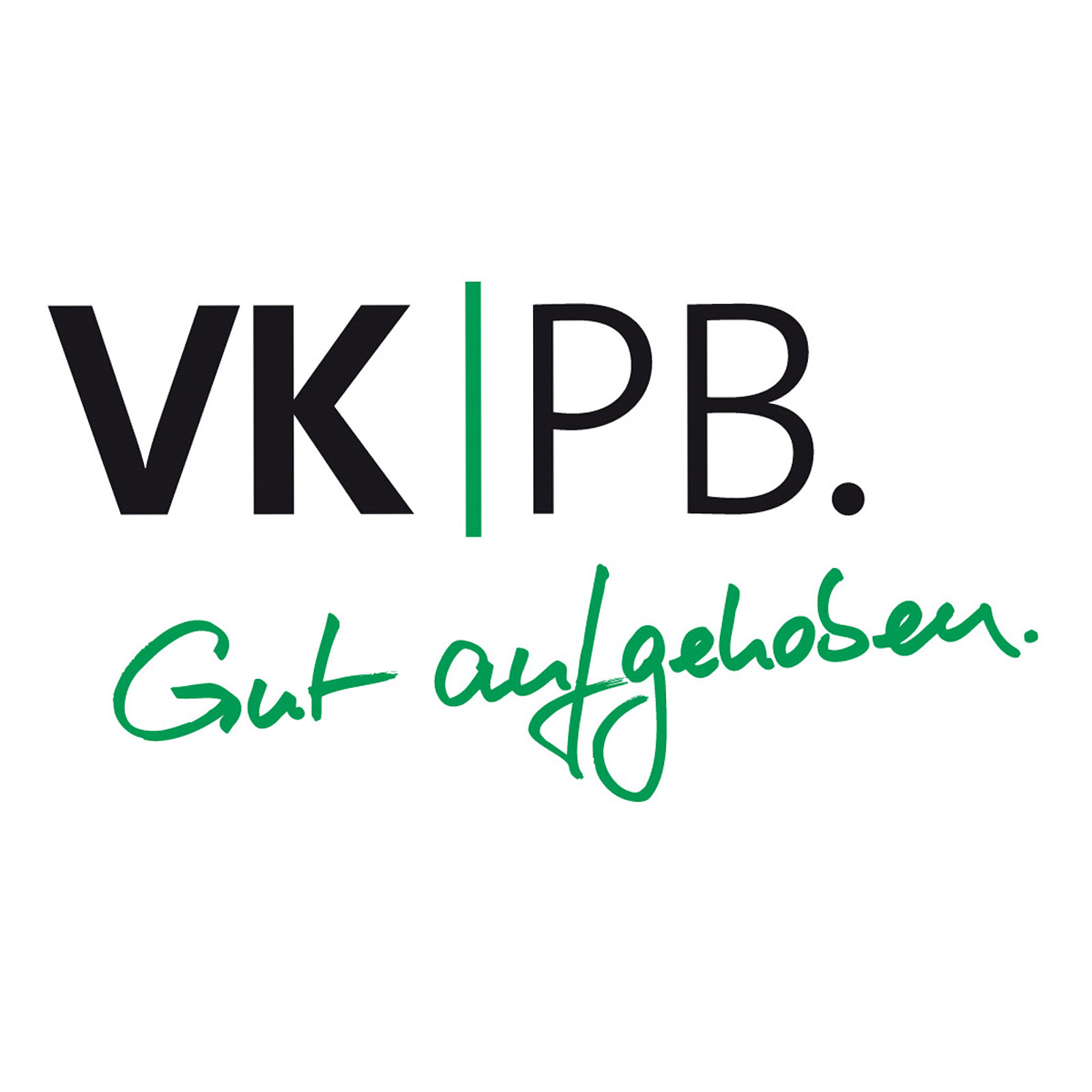 Logo der VKPB mit dem Slogan "Gut aufgehoben"